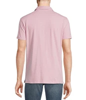 Cremieux Premium Denim Solid Coat Front Knit Shirt