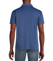 Cremieux Premium Denim Stripe Detailed Coat Front Knit Shirt