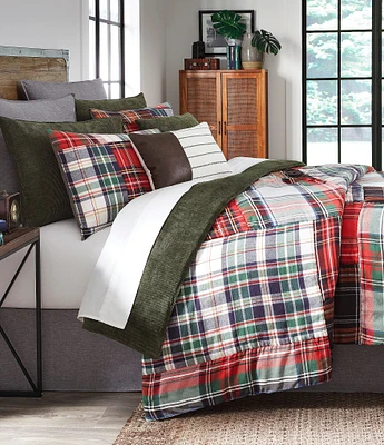 Cremieux Reeves Patchwork Plaid Comforter Mini Set