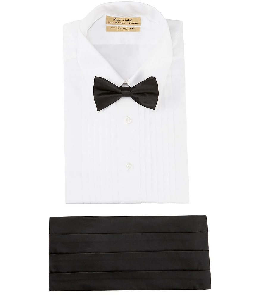 Cremieux Silk Bow Tie and Cumberbund Set