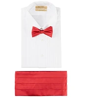 Cremieux Silk Bow Tie and Cumberbund Set