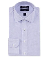 Cremieux Slim Fit Non-Iron Spread Collar Geometric Print Long Sleeve Woven Dress Shirt