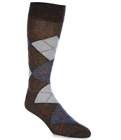 Cremieux Smart Argyle Pattern Crew Dress Socks