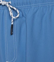 Cremieux Solid 9#double; Inseam Swim Trunks