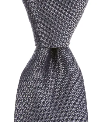 Cremieux Solid Nonsolid 3 1/4#double; Silk Tie