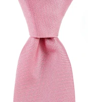 Cremieux Solid Textured 3 1/8#double; Woven Silk Tie