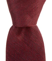 Cremieux Solid Textured 3#double; Silk Blend Tie