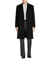 Cremieux Solid Wool Full-Length Cashmere Topcoat