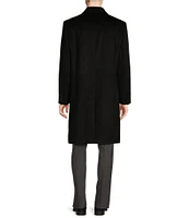 Cremieux Solid Wool Full-Length Cashmere Topcoat