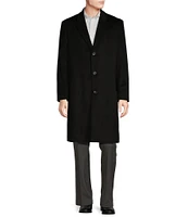 Cremieux Solid Wool Full-Length Cashmere Topcoat