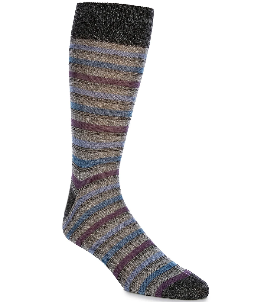 Cremieux Stripe Crew Dress Socks