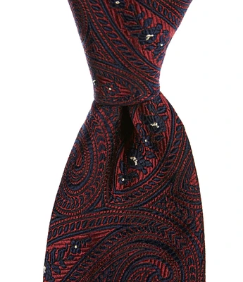 Cremieux Traditional Paisley 3#double; Silk Tie