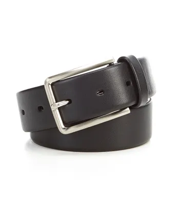 Cremieux Tubular Stretch Leather Dress Belt