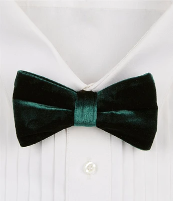 Cremieux Velvet Solid Bow Tie