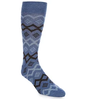 Cremieux Zigzag Fairisle Crew Dress Sock