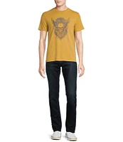 Cremiuex Premium Denim Graphic Short Sleeve T-Shirt