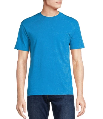 Cremiuex Premium Denim Garment-Dyed Short Sleeve T-Shirt
