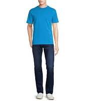 Cremiuex Premium Denim Garment-Dyed Short Sleeve T-Shirt