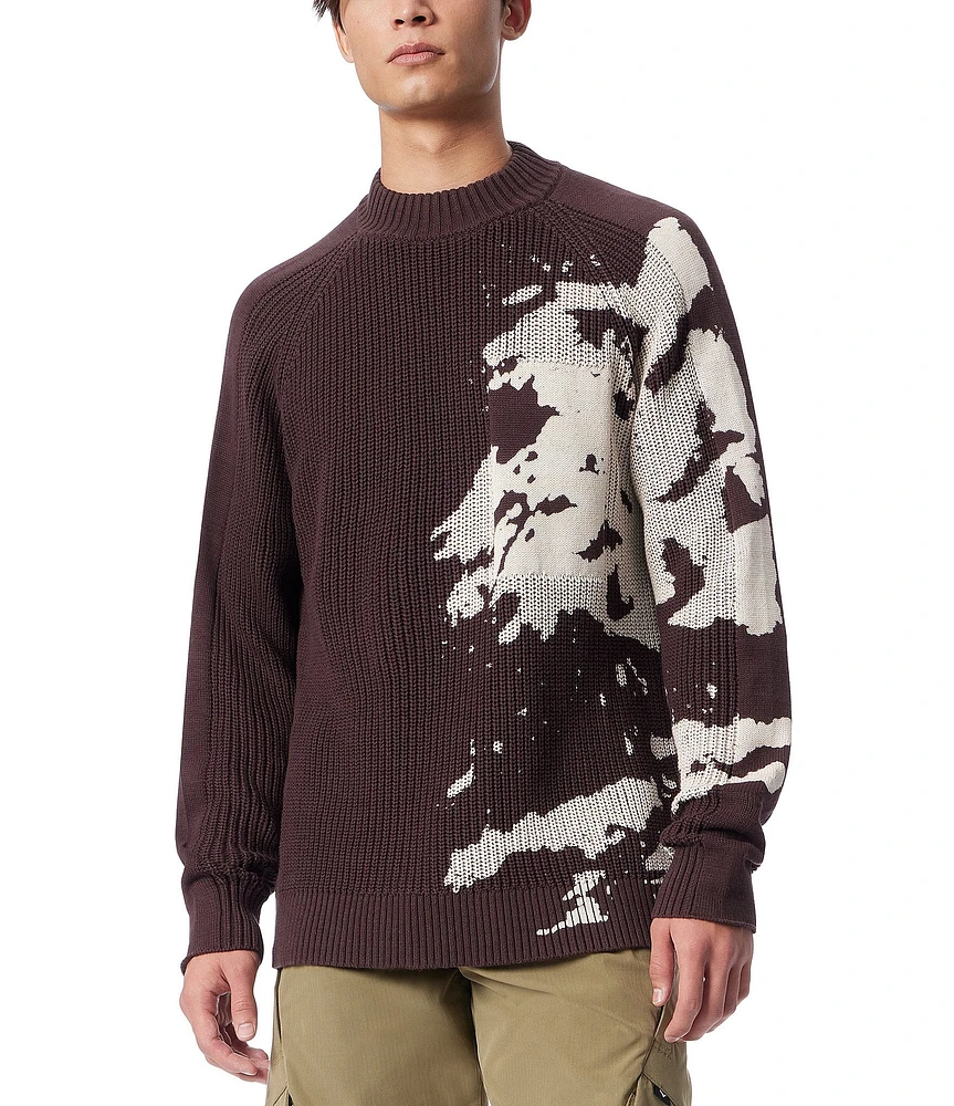 Cross Eyed Moose Retractor Patterned Sweater