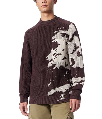 Cross Eyed Moose Retractor Patterned Sweater