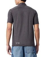 Cross Eyed Moose Short Sleeve Performance Quarter-Zip Pullover