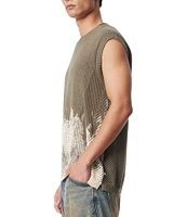 Cross Eyed Moose Sleeveless Court Sweater Tank