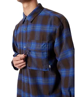 Cross Eyed Moose Stargaze Long Sleeve Plaid Shirt