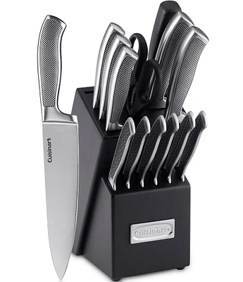 Cuisinart Classic Graphix 15-Piece Stainless Steel Cutlery Block Set