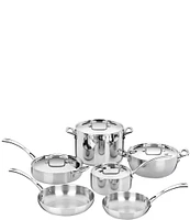 Cuisinart French Classic Tri-Ply Stainless Steel 10-Piece Cookware Set