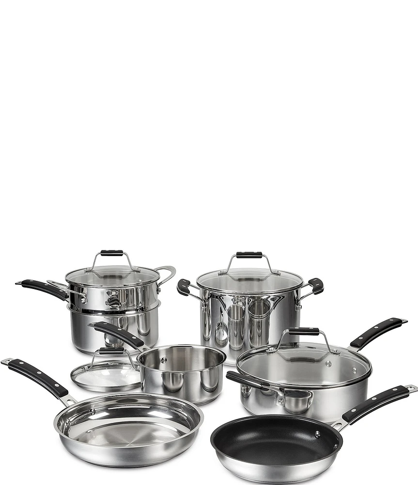 Cuisinart Heritage Stainless Collection 11-Piece Cookware Set