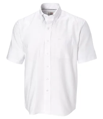 Cutter & Buck Big & Tall Epic Easy Care Nailshead Short-Sleeve Woven Shirt