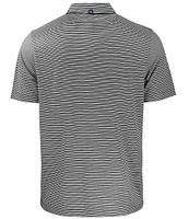 Cutter & Buck Big & Tall Performance Stretch Forge Eco Double Stripe Short Sleeve Polo Shirt