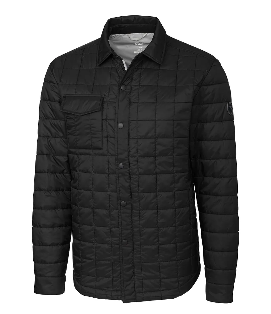 Cutter & Buck Big & Tall Rainier Insulated Quilted Shirt Jacket