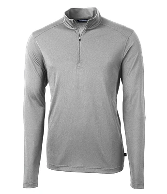 Cutter & Buck Big & Tall Virtue Eco Pique Performance Stretch Quarter-Zip Pullover