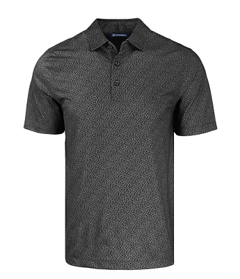 Cutter & Buck Pike Eco Pebble Print Short Sleeve Polo Shirt