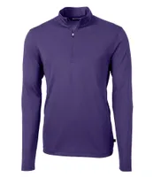 Cutter & Buck Virtue Eco Pique Long-Sleeve Quarter-Zip Pullover