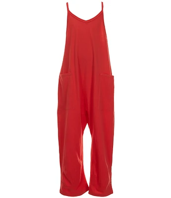 Chelsea & Violet Big Girls 7-16 Sleeveless Pocketed Jumpsuit