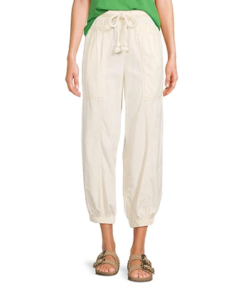 C&V Chelsea & Violet Chambray Woven Joggers