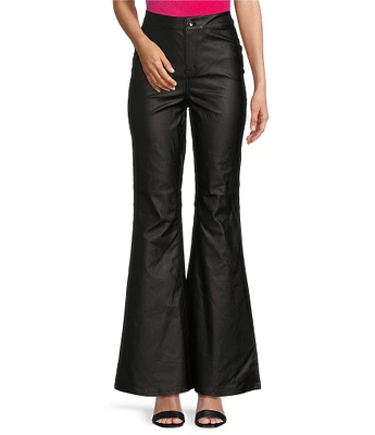 C&V Chelsea & Violet Coated Flare Pants