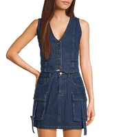 C&V Chelsea & Violet Coordinating Denim Vest