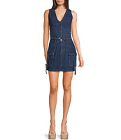C&V Chelsea & Violet Coordinating Denim Vest