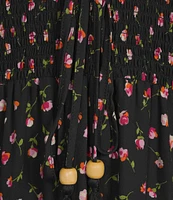 C&V Chelsea & Violet Ditsy Floral Printed Halter Midi Dress