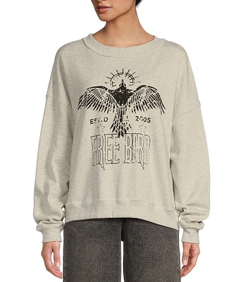 C&V Chelsea & Violet Free Bird Graphic Sweatshirt