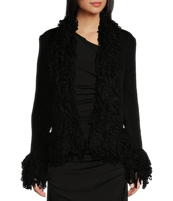 C&V Chelsea & Violet Fringed Cardigan