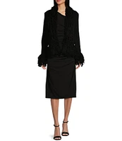 C&V Chelsea & Violet Fringed Cardigan