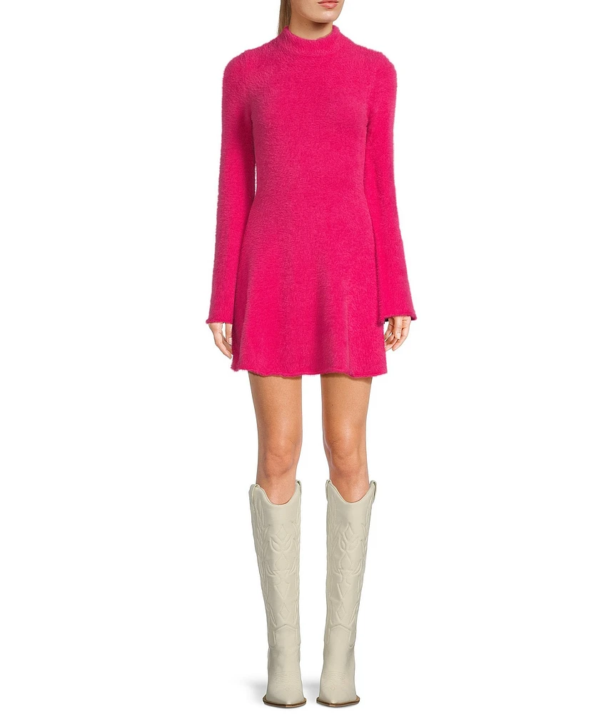 C&V Chelsea & Violet Long Sleeve Flare Sweater Dress