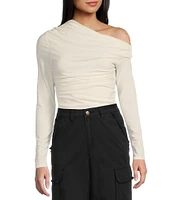 C&V Chelsea & Violet Long Sleeve Off-The-Shoulder Bodysuit