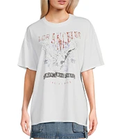 C&V Chelsea & Violet Oversized Lost Angeles Graphic T-Shirt