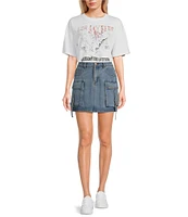 C&V Chelsea & Violet Oversized Lost Angeles Graphic T-Shirt