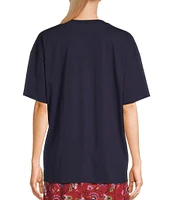 C&V Chelsea & Violet Oversized Woodstock Graphic T-Shirt